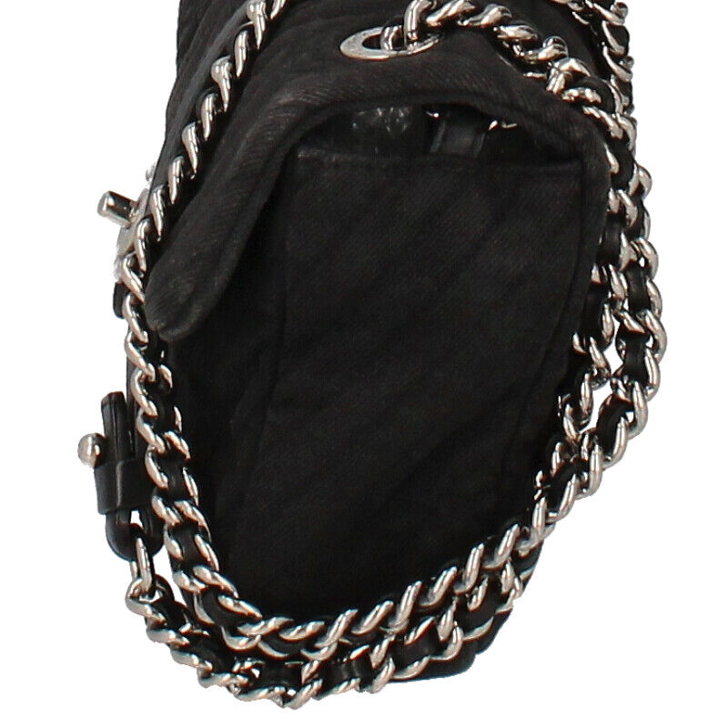 Chanel Camellia Chainshoulder Bag Denim