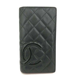 Chanel Combon Line Lambskin Long Bifold