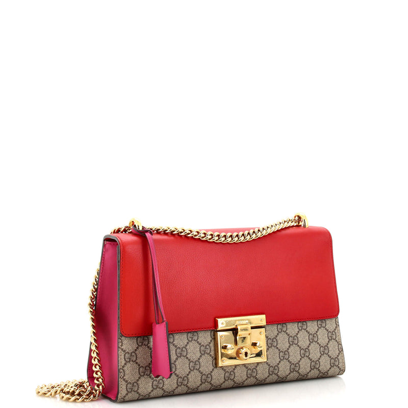 Gucci Padlock Shoulder Bag Gg Coated