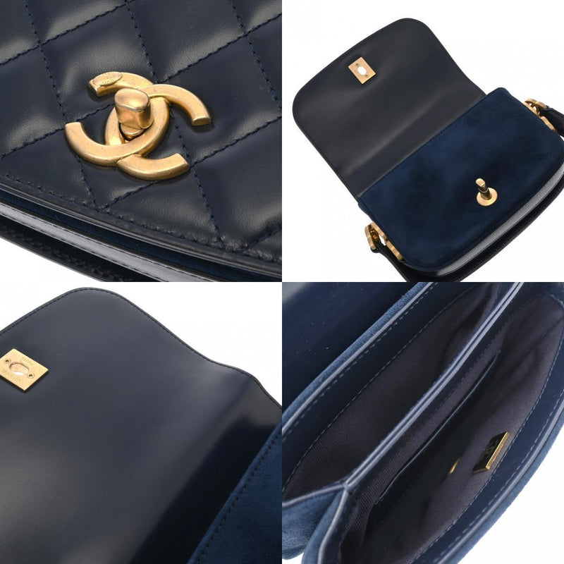 Chanel Matrasse Coco Markchain Navy