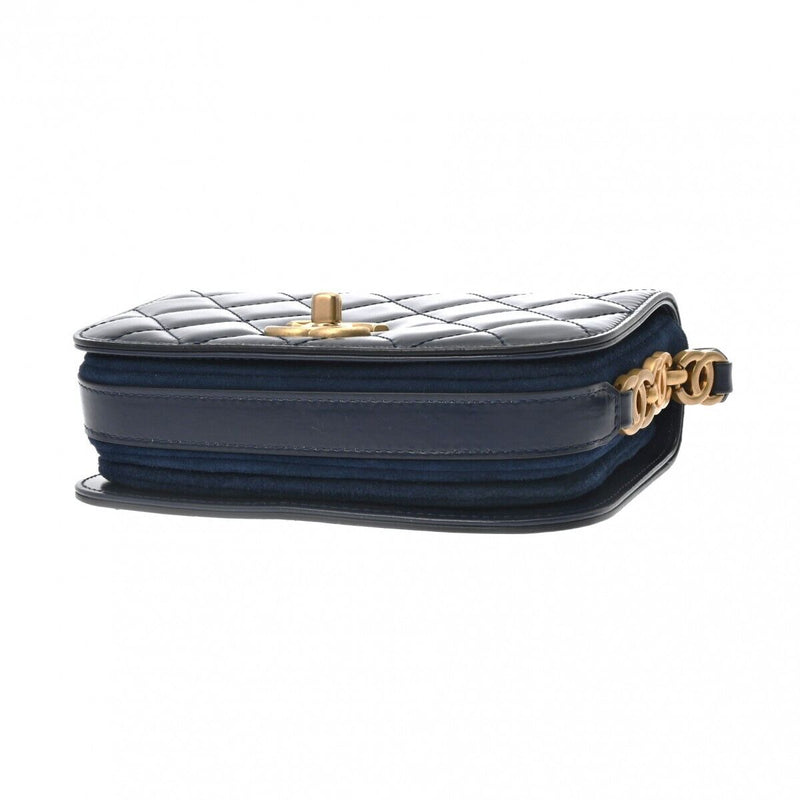 Chanel Matrasse Coco Markchain Navy