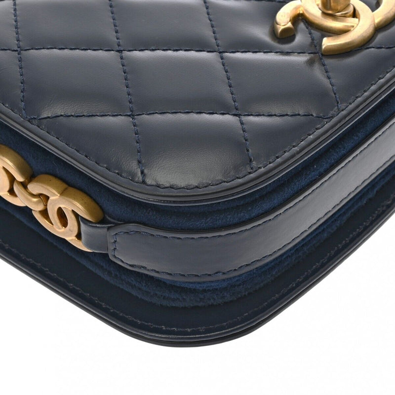 Chanel Matrasse Coco Markchain Navy