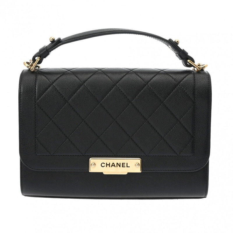 Chanel Matrasse Chainshoulder Bag Black