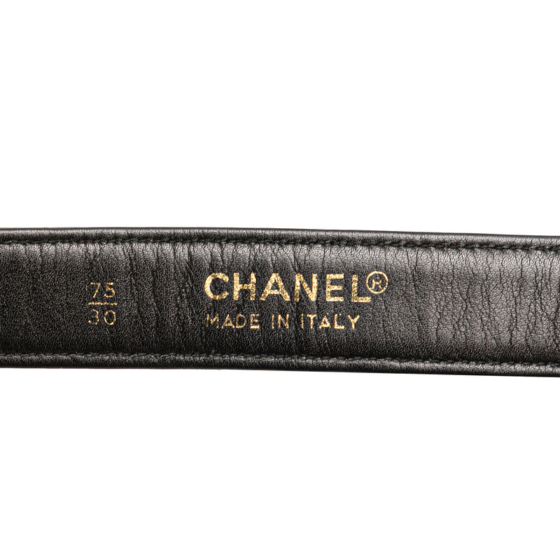 Chanel Cc Quilted Lambskin Black