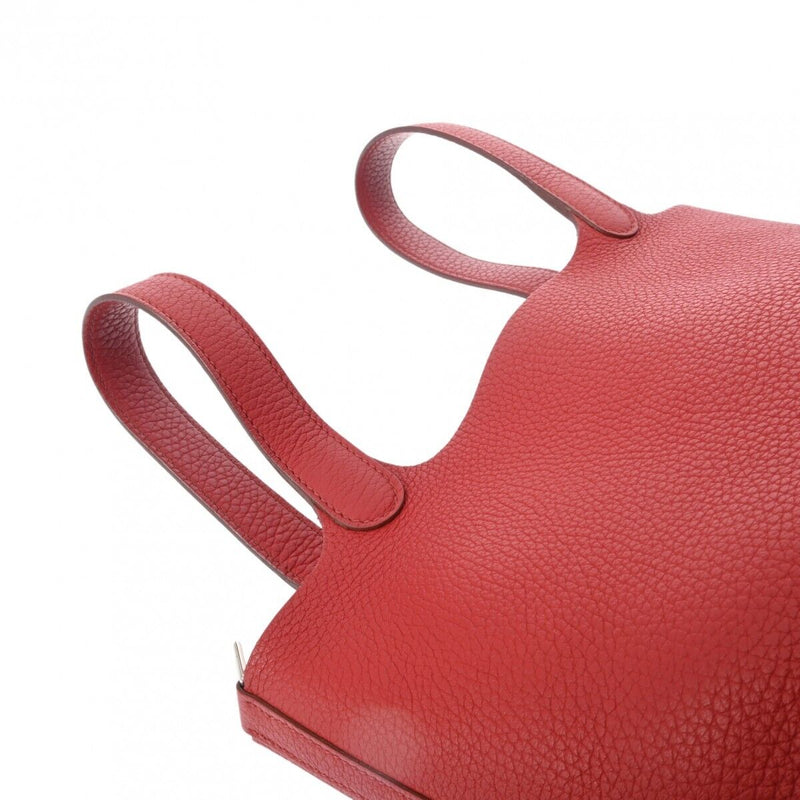 Hermes Picotan Lock Pm Rouge Hand Bag