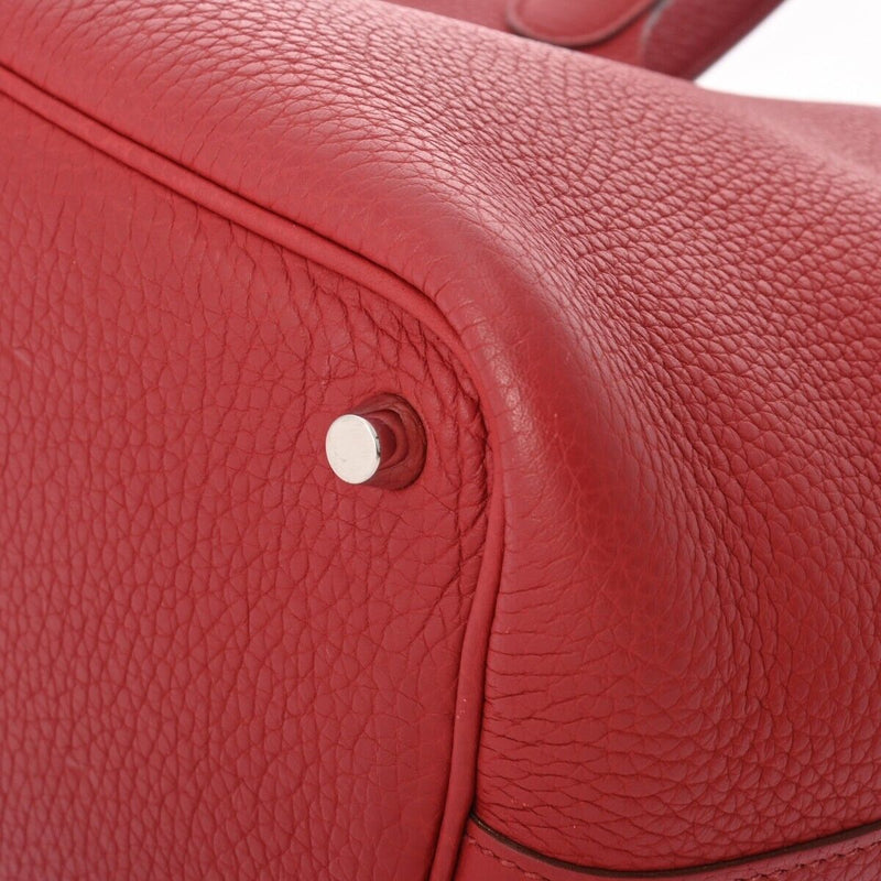 Hermes Picotan Lock Pm Rouge Hand Bag