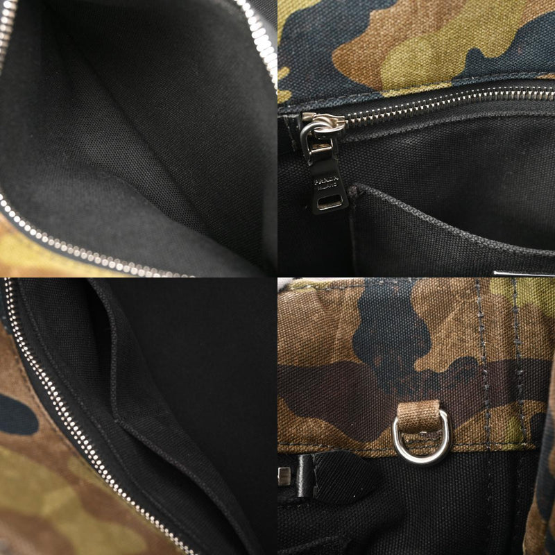 Prada Canapa Camouflage Tote Bag