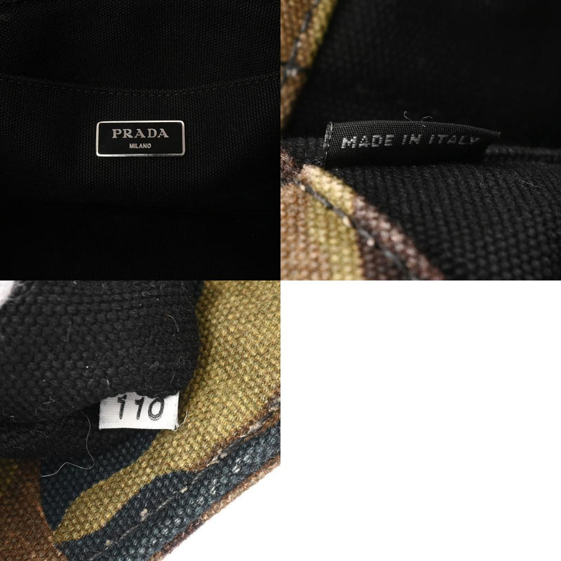 Prada Canapa Camouflage Tote Bag