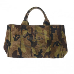 Prada Canapa Camouflage Tote Bag