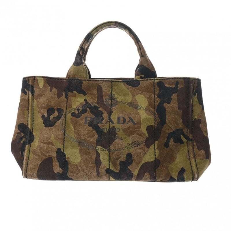 Prada Canapa Camouflage Tote Bag