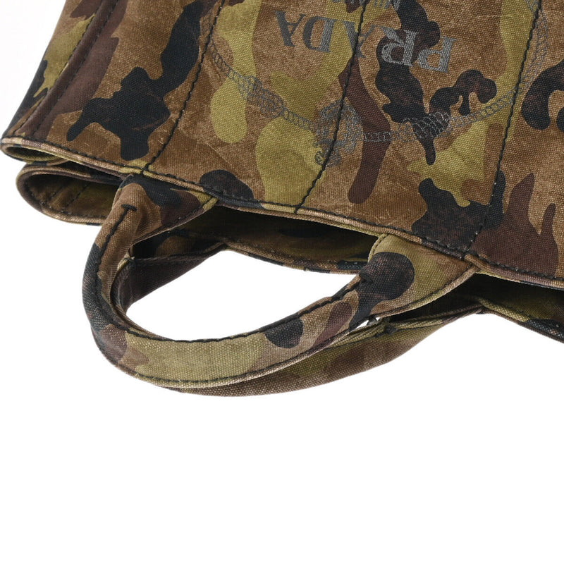 Prada Canapa Camouflage Tote Bag