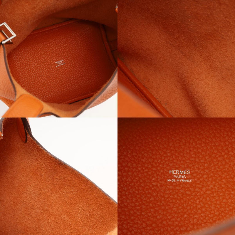 Hermes Picotan Lock Pm Orange Hand Bag