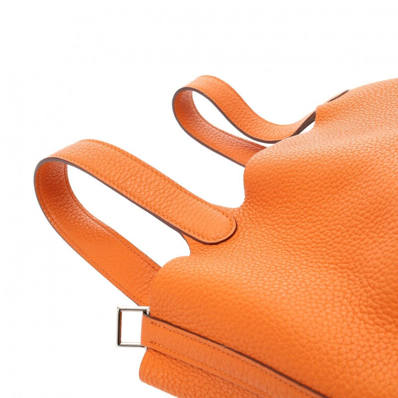 Hermes Picotan Lock Pm Orange Hand Bag