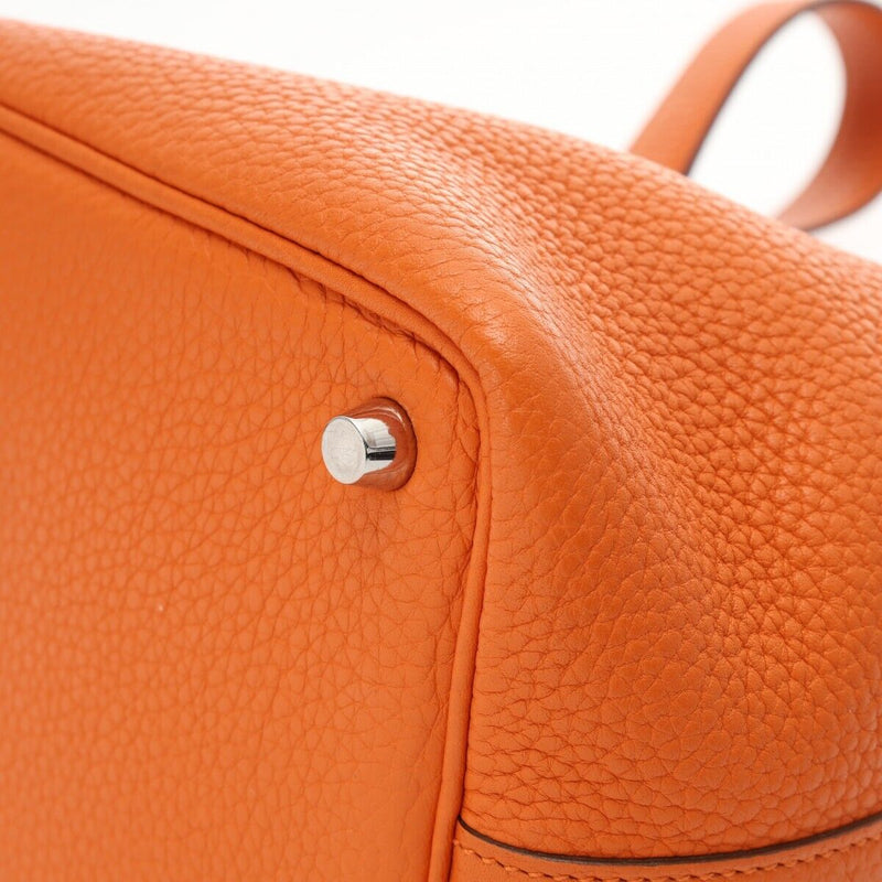 Hermes Picotan Lock Pm Orange Hand Bag