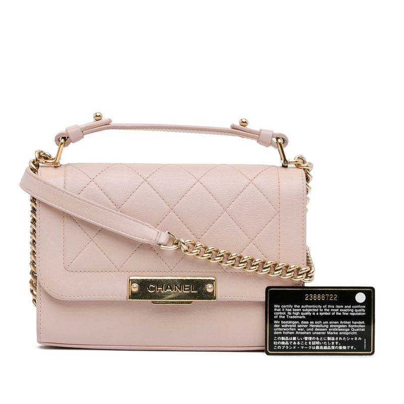 Chanel Small Label Click Flap Brown