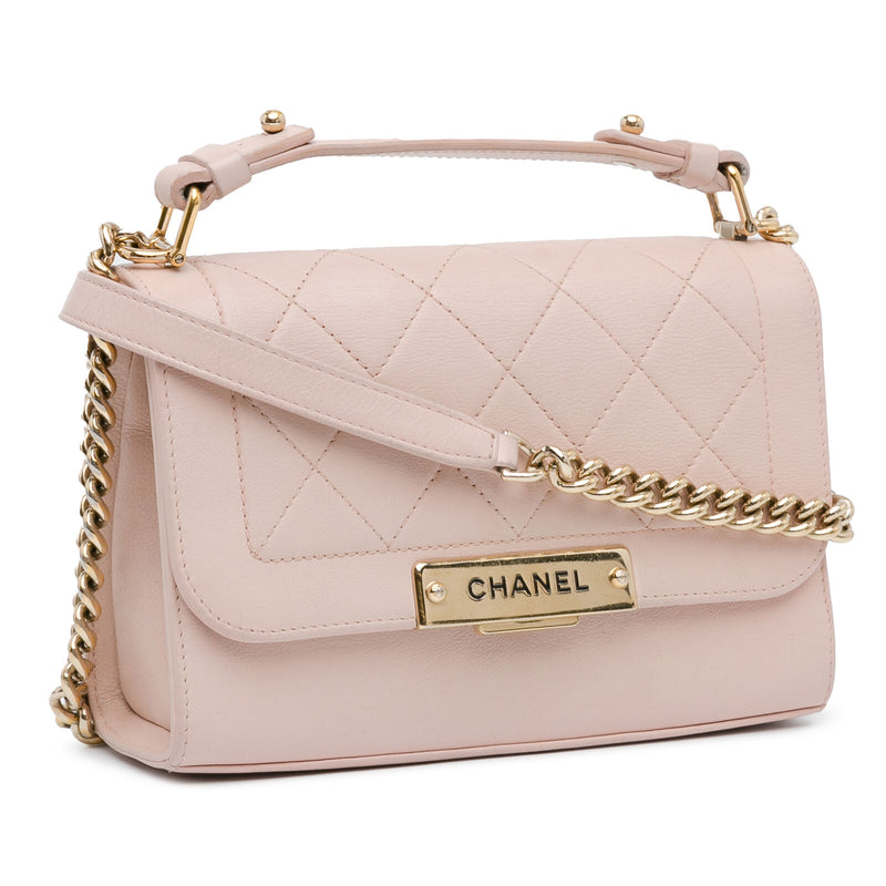 Chanel Small Label Click Flap Brown