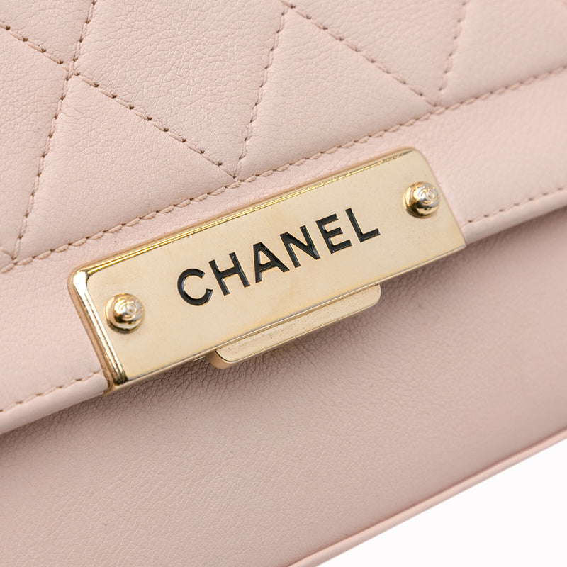 Chanel Small Label Click Flap Brown