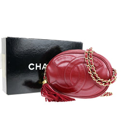 Chanel Cc Mini Tassel Oval Chain