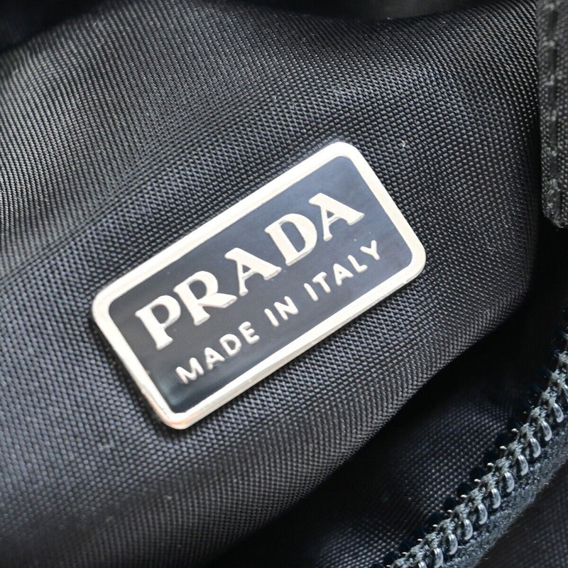 Prada Logo Tessuto Shoulder Hand Bag