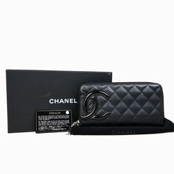 Chanel Cc Cambon Long Zipper Bifold