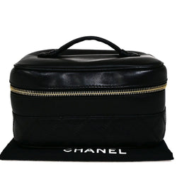 Chanel Cc Logo Bicolore Vanity Hand Bag