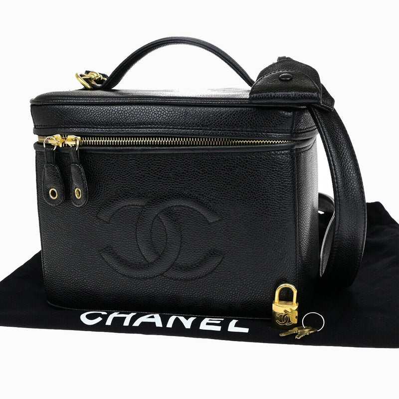 Chanel Cc Logo Vanity 2Way Hand Bag