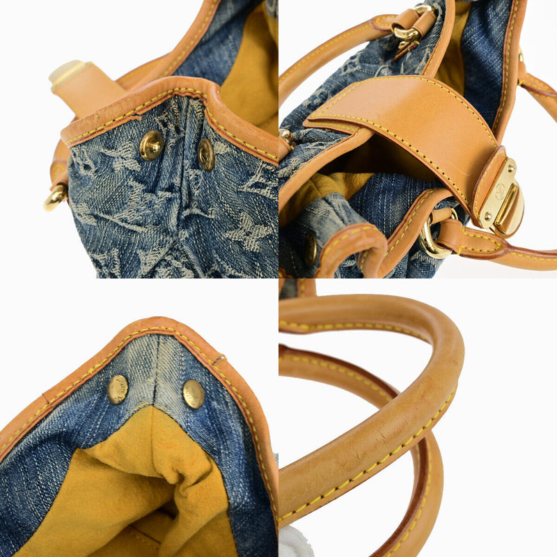 Louis Vuitton Pleaty Hand Bag Denim