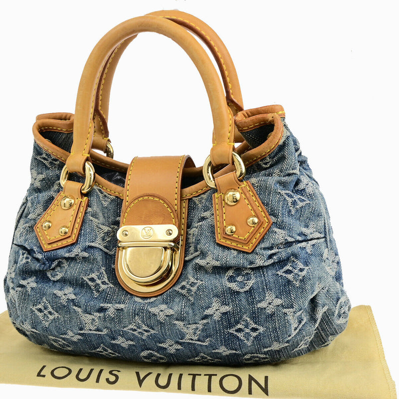 Louis Vuitton Pleaty Hand Bag Denim