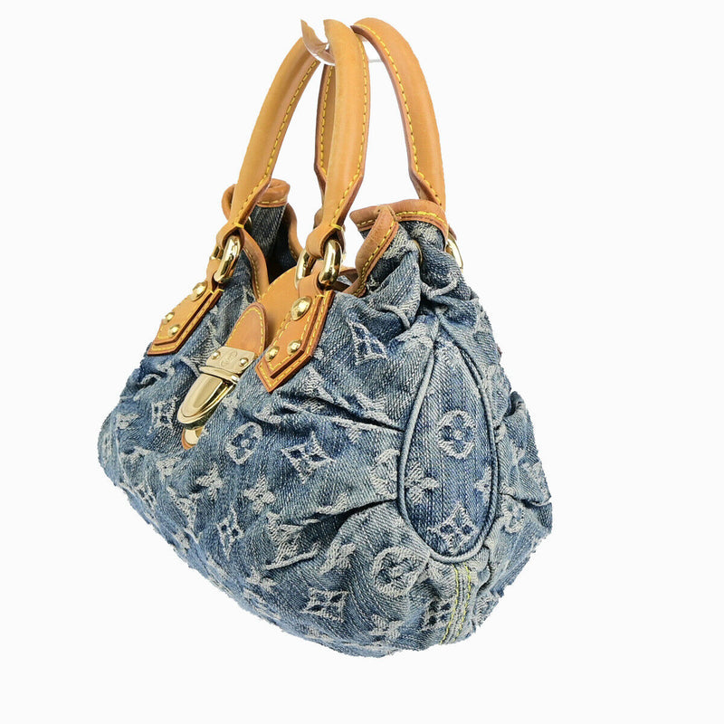 Louis Vuitton Pleaty Hand Bag Denim