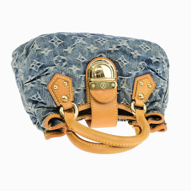 Louis Vuitton Pleaty Hand Bag Denim