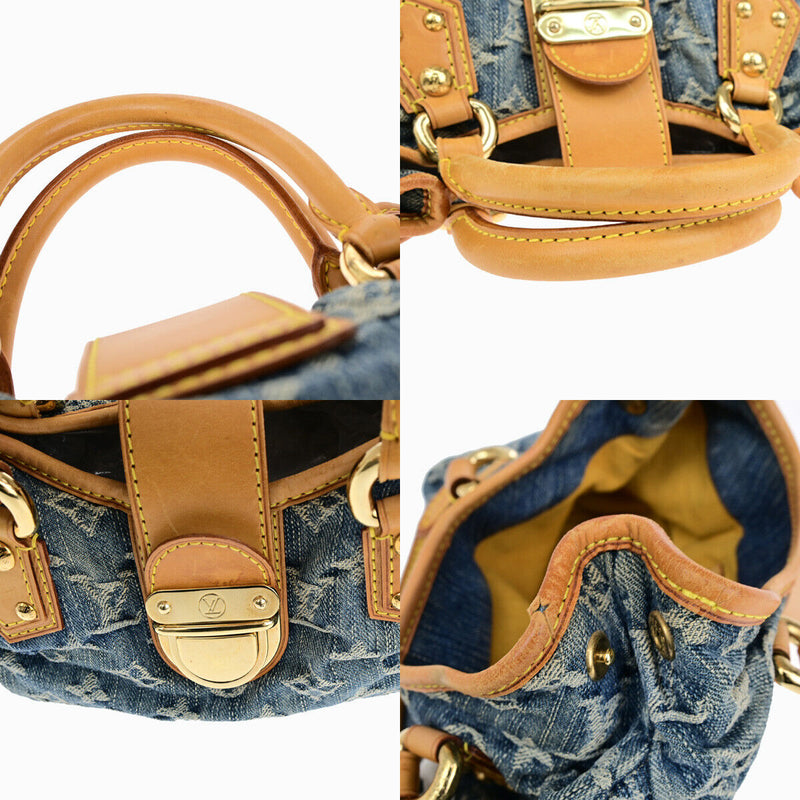 Louis Vuitton Pleaty Hand Bag Denim