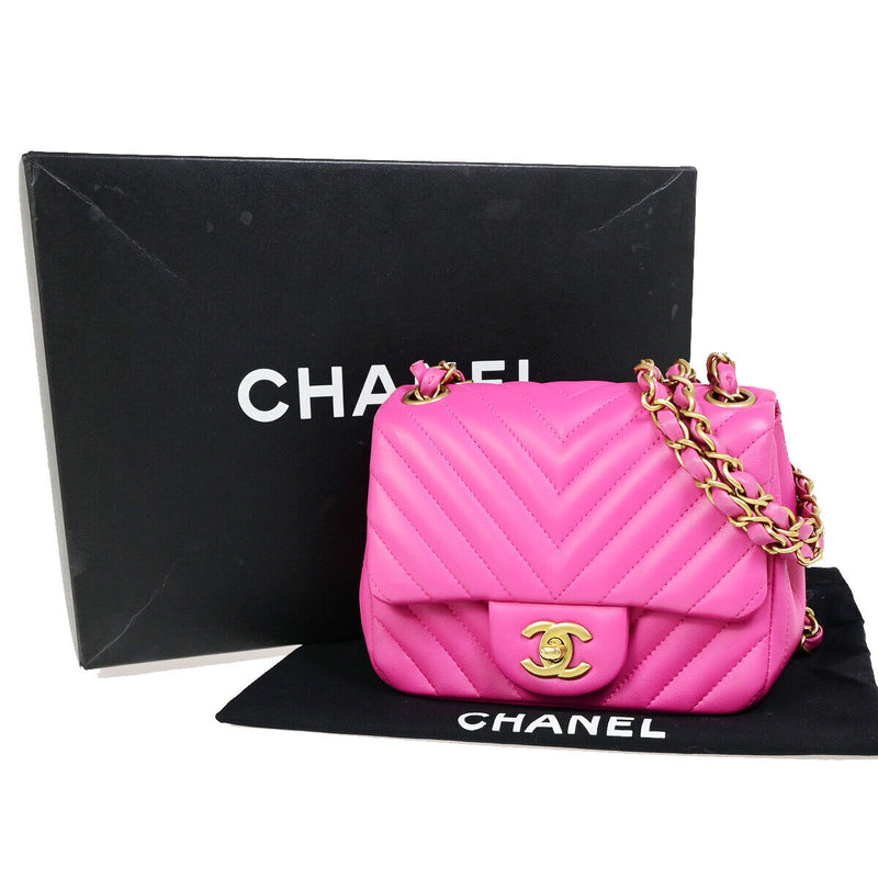 Chanel Cc Logo Chevron V Stitch Mini