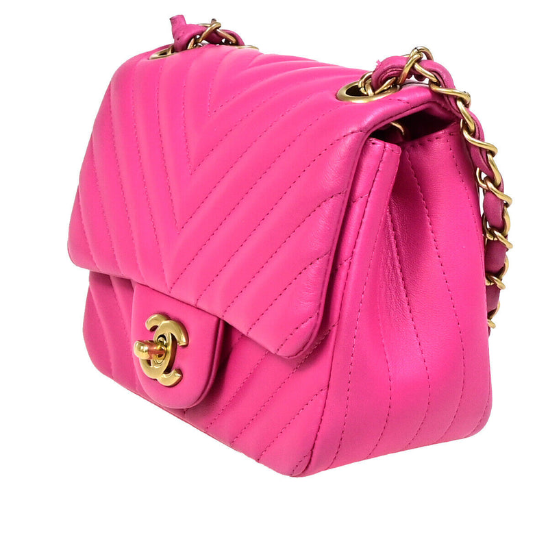 Chanel Cc Logo Chevron V Stitch Mini