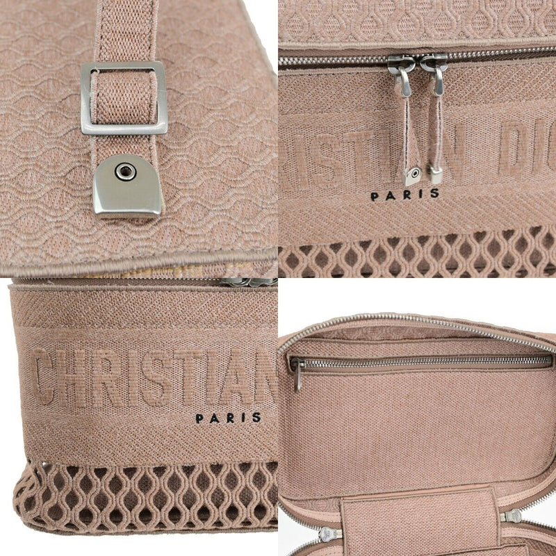 Christian Dior Logo Vanity Mesh Hand Bag