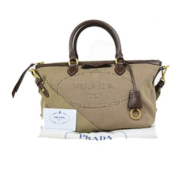 Prada Milano Jacquard 2Way Shoulder Hand