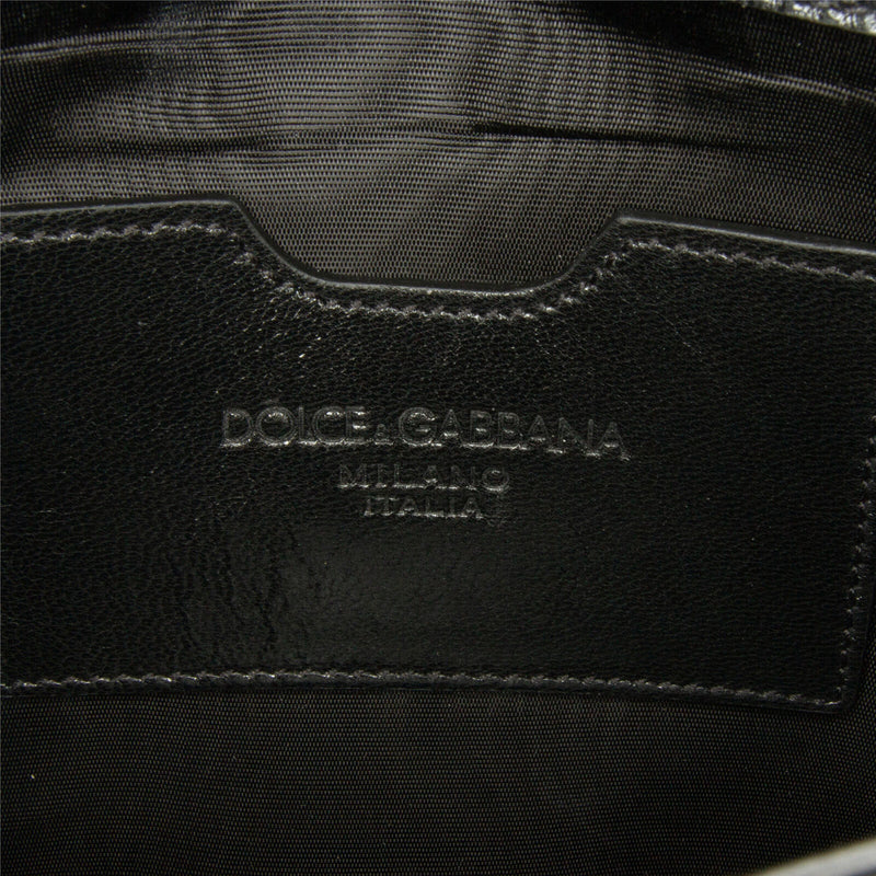 Dolce & Gabbana Black Calf Leather