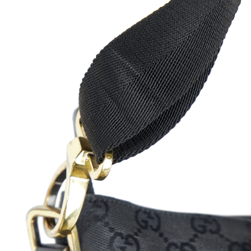 Gucci Gg Black Canvas Fabric