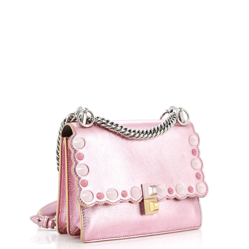 Fendi Kan I Bag Studded Leather Small