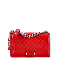 Chanel Boy Flap Bag Quilted Plexiglass