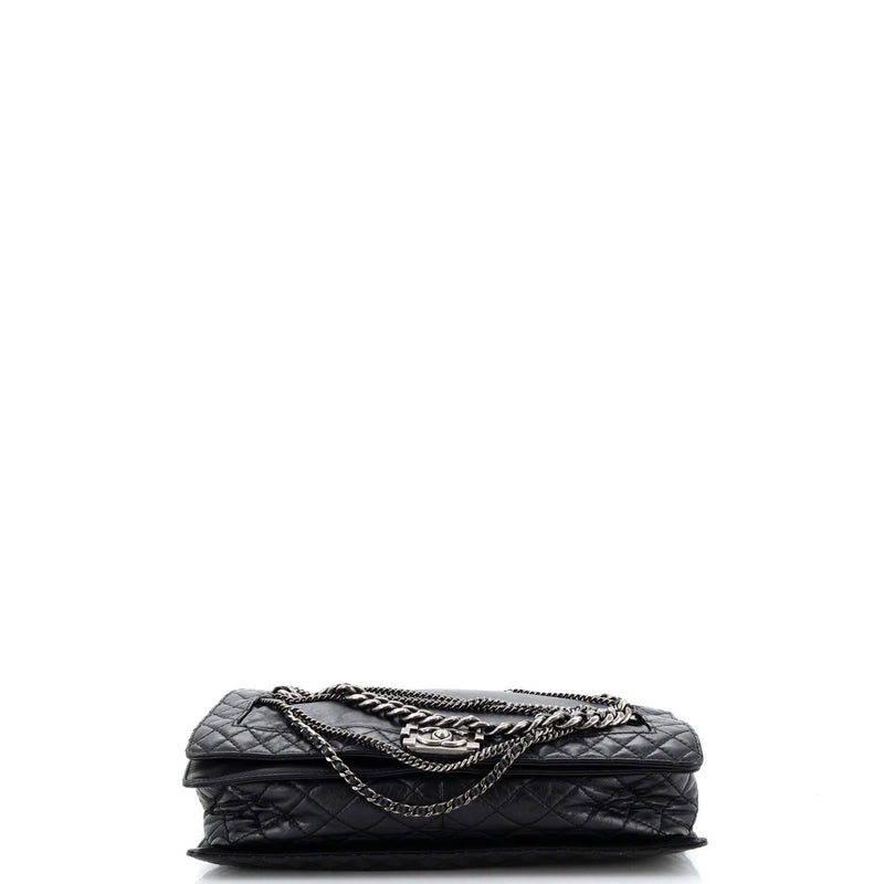 Chanel Boy Flap Bag Enchained Lambskin