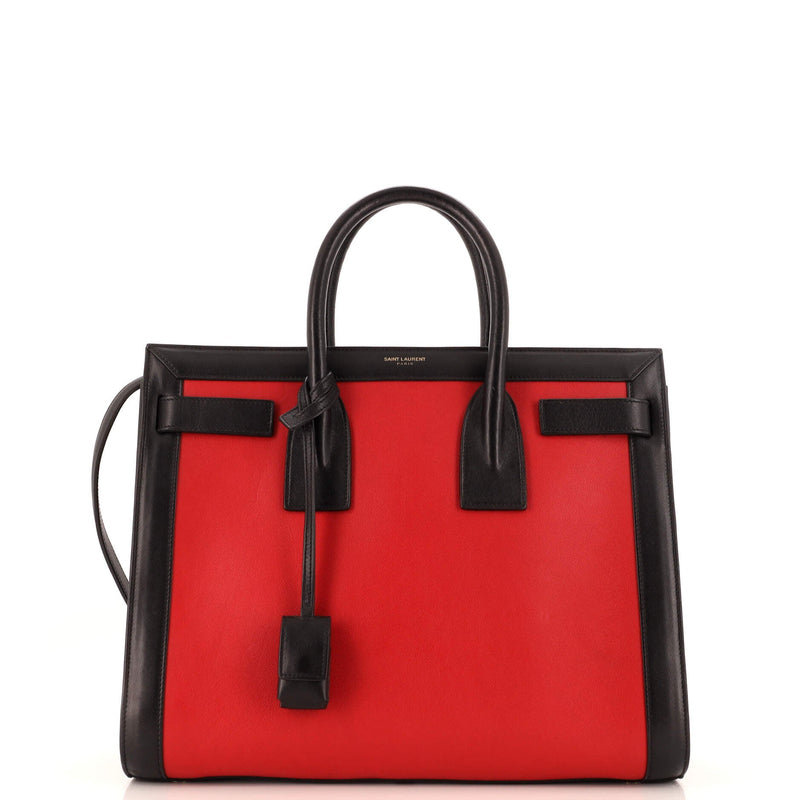 Saint Laurent Bicolor Sac De Jour Bag