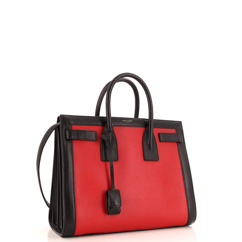 Saint Laurent Bicolor Sac De Jour Bag