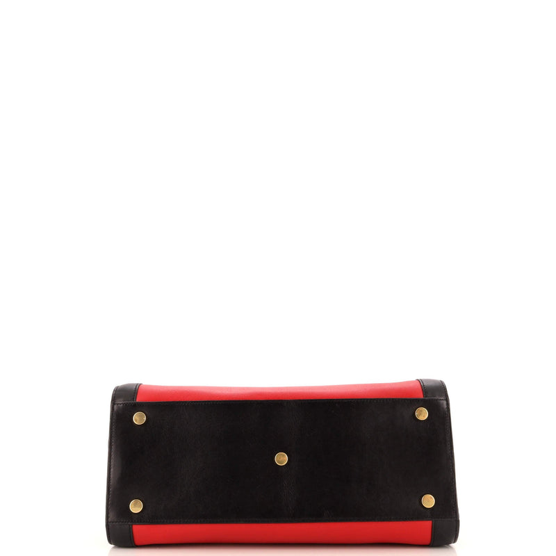 Saint Laurent Bicolor Sac De Jour Bag