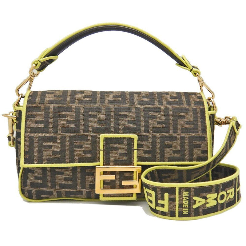 Fendi Shoulder Bag Mamma Baguette Zucca