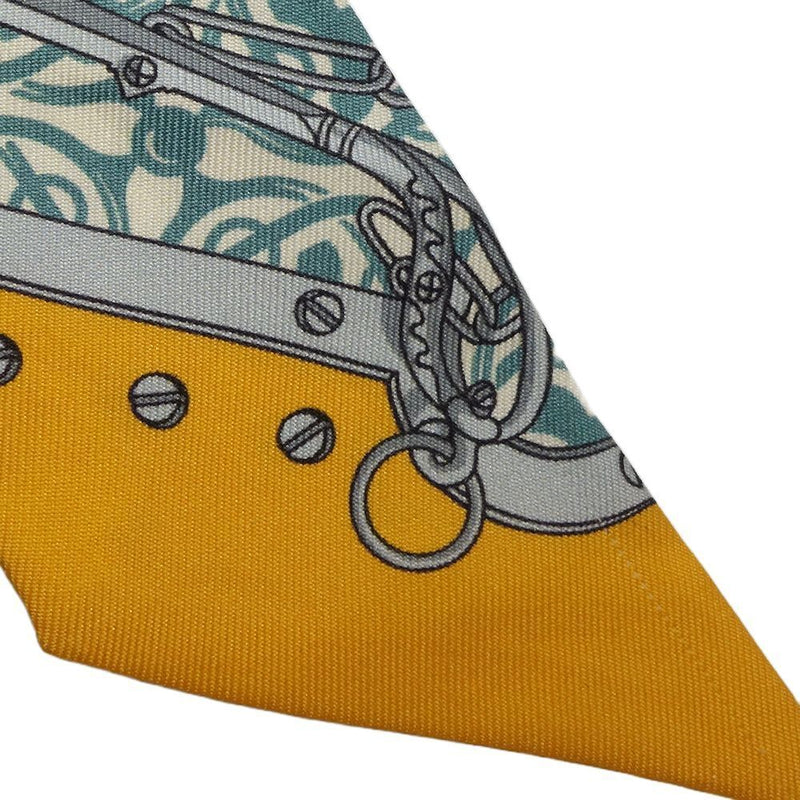 Hermes Scarf Twilly Bit And Leash Silk