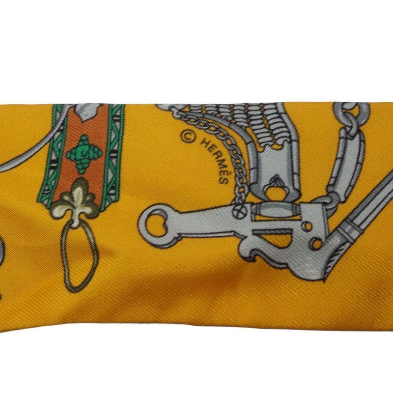 Hermes Scarf Twilly Bit And Leash Silk