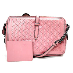 Bottega Veneta Hand Bag Pink Leather