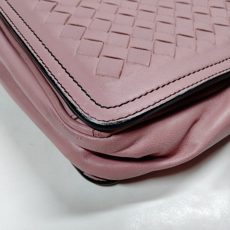 Bottega Veneta Hand Bag Pink Leather