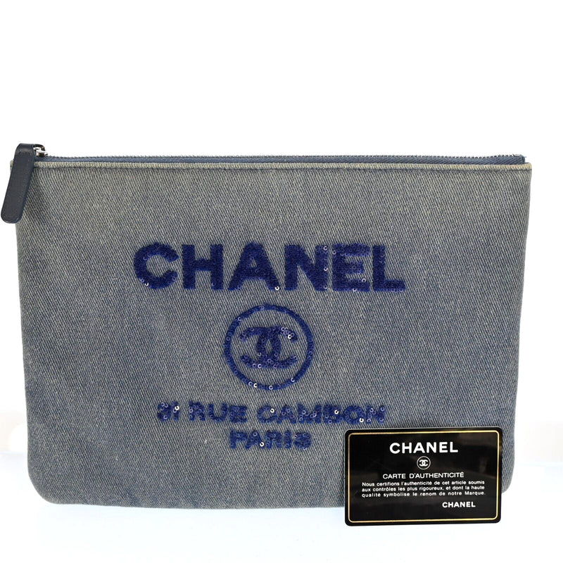 Chanel Deauville Line Logo Denim