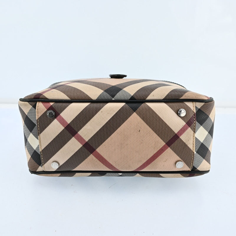 Burberry Nova Check Hand Bag Pvc